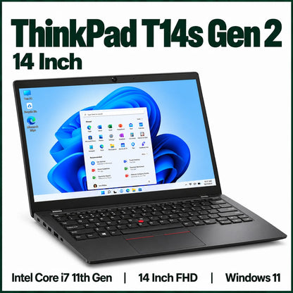Lenovo ThinkPad T14s Gen 2 Intel Core i7 11th Gen | 14 Inch Windows 11 Refurbished