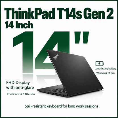 Lenovo ThinkPad T14s Gen 2 Intel Core i7 11th Gen | 14 Inch Windows 11 Refurbished