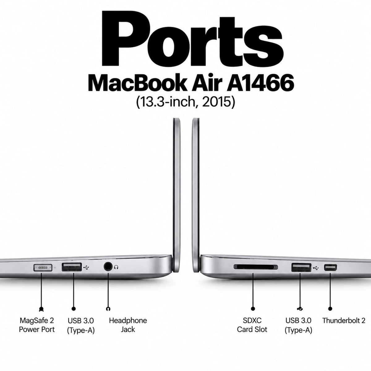 Apple MacBook Air A1466  Intel Core i5 | 13.3 Inch Retina Display macOS Refurbished