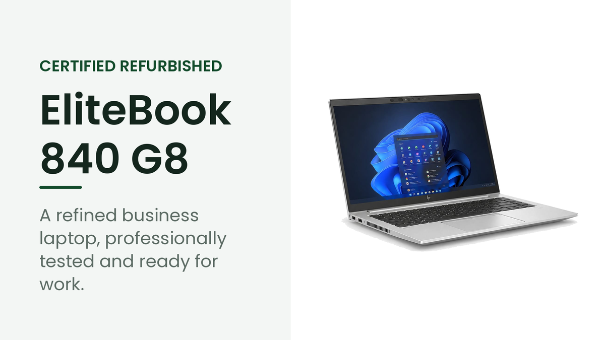 HP EliteBook 840 G8 refurbished business laptop