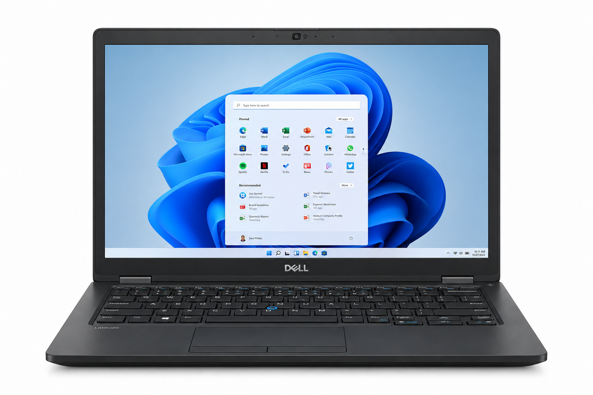 Dell Latitude 5491 Intel Core i5 8th Gen (i5-8300H High Performance H series CPU) | 14 Inch FHD Windows 11 Pro Refurbished