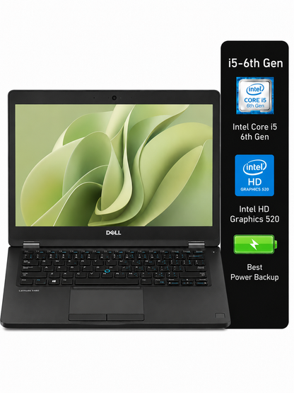 Dell Latitude 5480 Intel Core i5 6th Gen | 14 Inch HD Windows 10 Refurbished