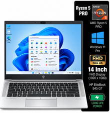HP EliteBook 845 G7 AMD Ryzen 5 PRO 4650U | 14 Inch FHD Display Windows 11  Refurbished