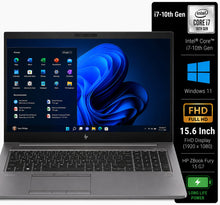 HP ZBook Fury 15 G7 Intel Core i7 10th Gen | 15.6 Inch FHD Windows 11 Refurbished