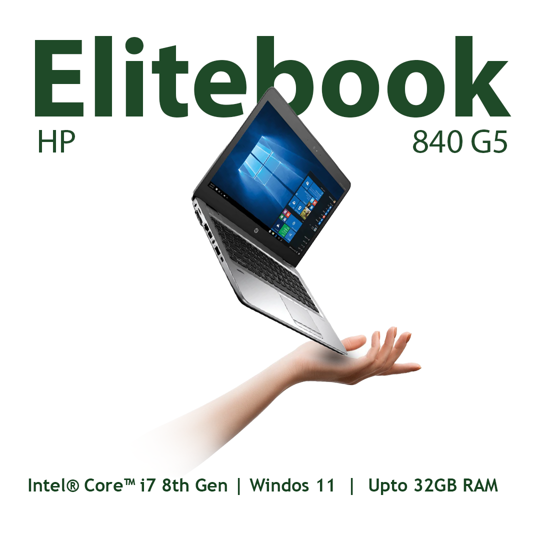 HP EliteBook 840 G5 i7 8th gen 14 inches FHD display Refurbished