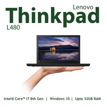 Lenovo Thinkpad L480 Intel i5 8th gen 14 inch HD display