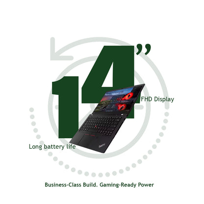 Lenovo ThinkPad T495 with 14-inch FHD display and long battery life