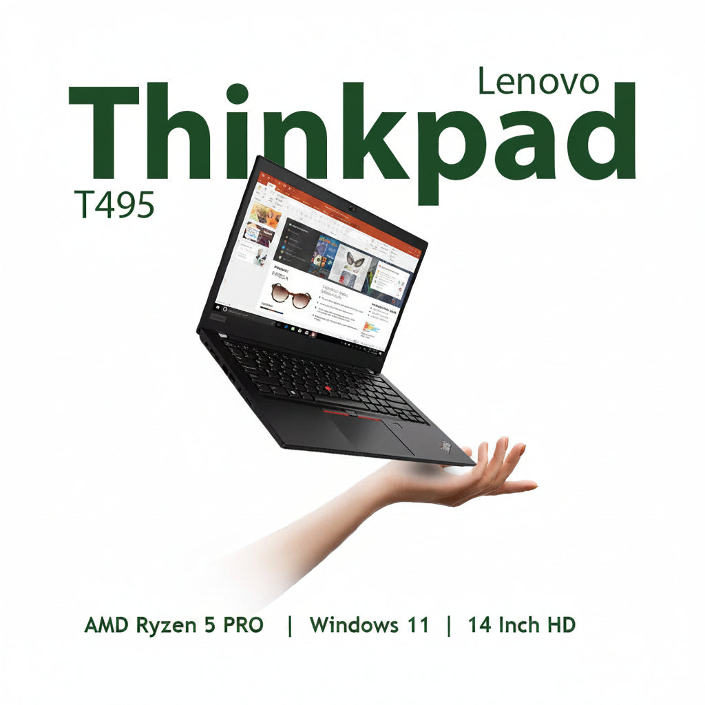 Refurbished Lenovo ThinkPad T495 Ryzen 5 Pro 14 Inch Laptop