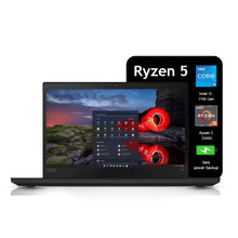 Refurbished Lenovo ThinkPad T495 laptop with AMD Ryzen 5 3500U and 14-inch FHD display