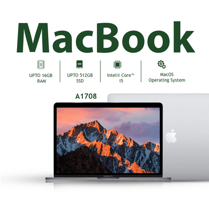 Apple MacBook Pro A1708 I5 13.3 inches Retina Display 2017 Refurbished