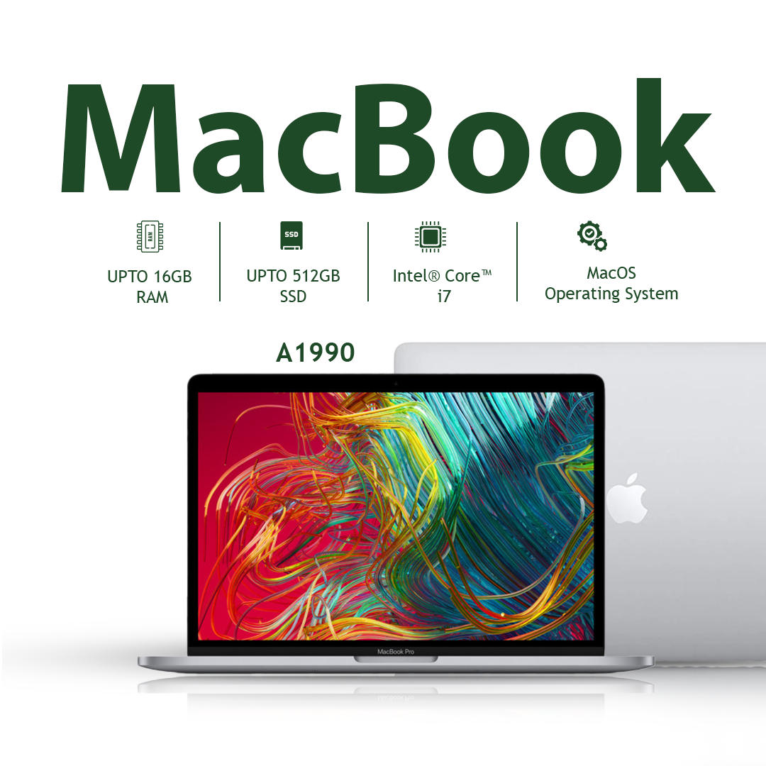 Apple MacBook Pro A1990 Intel Core i7 | 15 Inch Retina Display macOS Refurbished