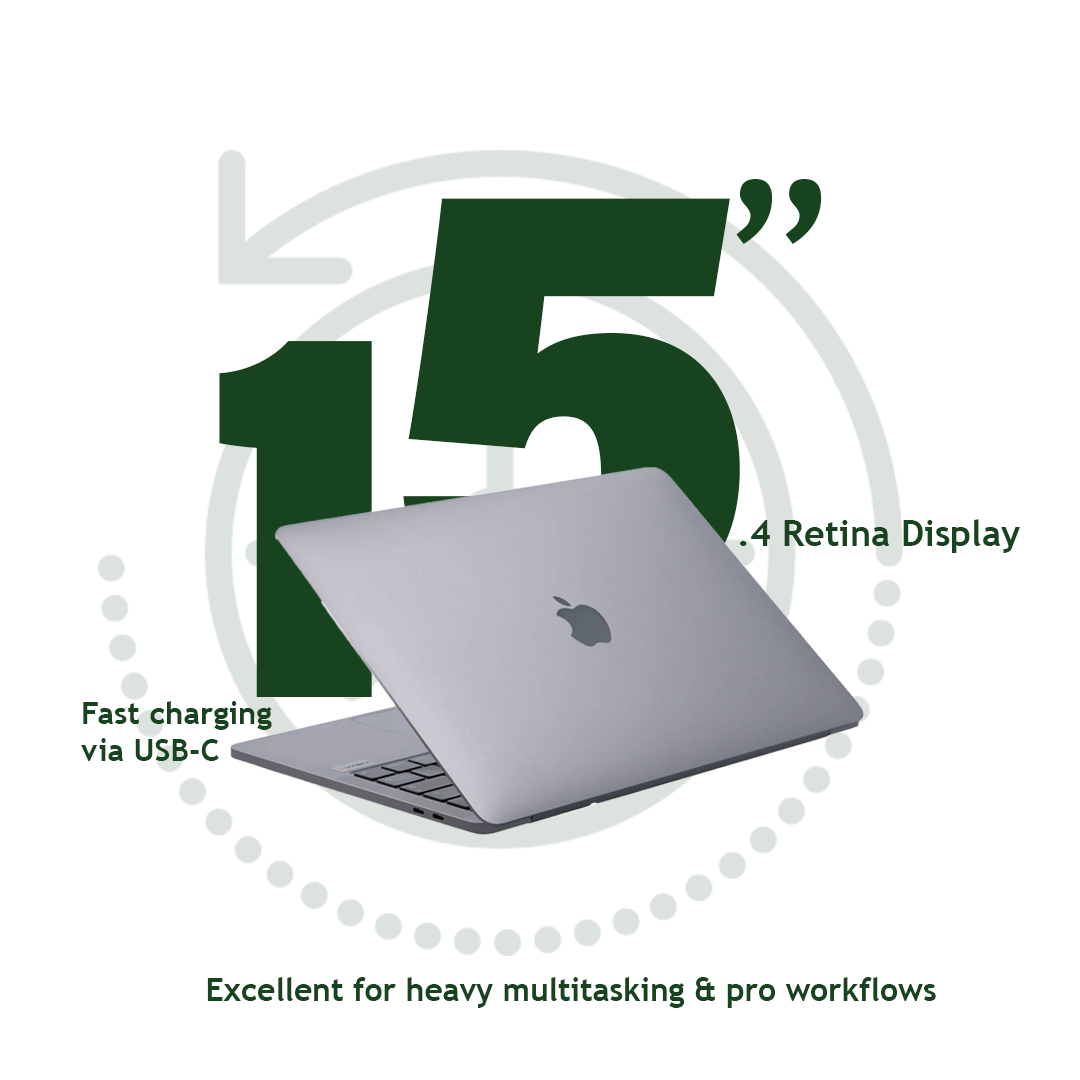 Apple MacBook Pro A1990 Intel Core i9 | 15 Inch Retina Display macOS Refurbished