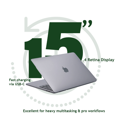 Apple MacBook Pro A1990 Intel Core i9 | 15 Inch Retina Display macOS Refurbished