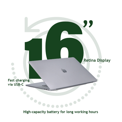 Apple MacBook Pro 16-inch i7 with Touch Bar A2141 2019 model (Refurbished)
