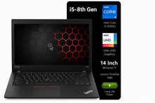 Lenovo ThinkPad T480 Intel Core i5 8th Gen | 14 Inch HD Windows 11 Refurbished