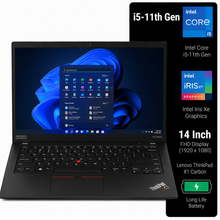 Lenovo ThinkPad X1 Carbon Intel Core i5 11th Gen | 14 Inch FHD Windows 11 Refurbished
